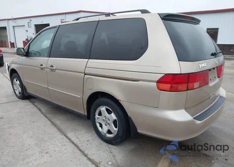 2001 Honda Odyssey Ex from USA, damaged, VIN 2HKRL18611H585219